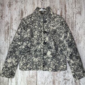 Annikki Karvinen Wool Jacket Handmade in Finland Size L